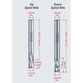 Premier Solid Carbide O-Flute Spiral Bits - Professional Premier Solid Carbide O-Flute Spiral Bits for Industrial Woodworking