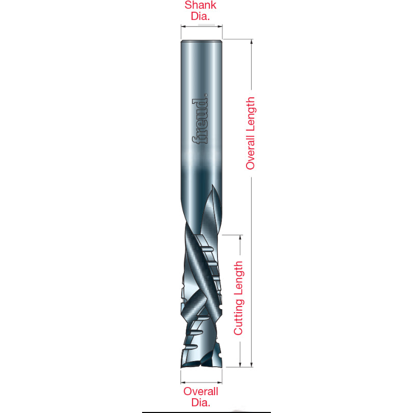 Premier Solid Carbide Chipbreaker Spiral Bits - Professional Premier Solid Carbide Chipbreaker Spiral Bits for Industrial Woodworking