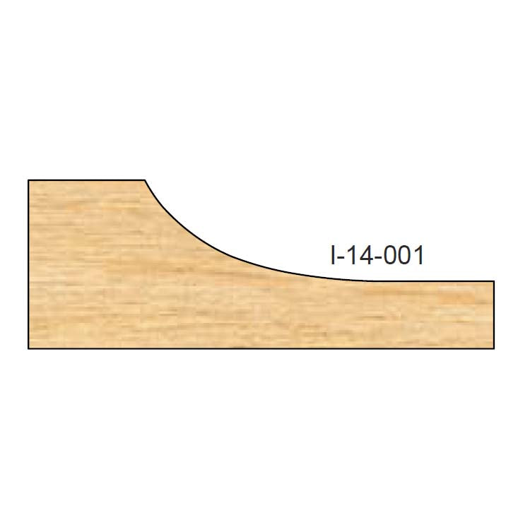 I-14-001 RAISED PANEL INSERT CUTTERS 3/4" MATERIAL - Professional Insert Cutter for Industrial Woodworking