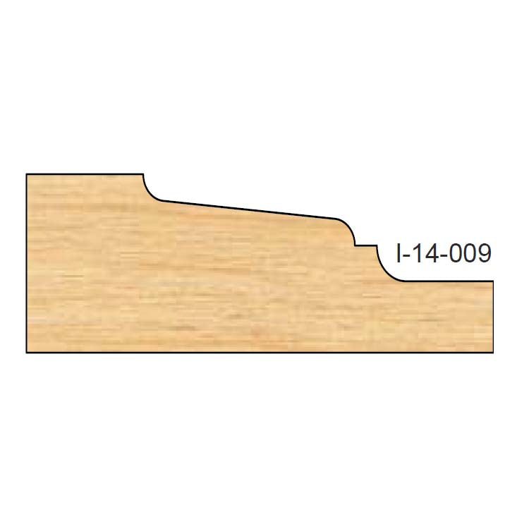 I-14-009 RAISED PANEL INSERT CUTTERS 3/4" MATERIAL - Professional Insert Cutter for Industrial Woodworking