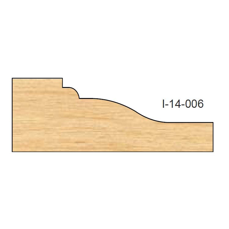I-14-006 RAISED PANEL INSERT CUTTERS 3/4" MATERIAL - Professional Insert Cutter for Industrial Woodworking