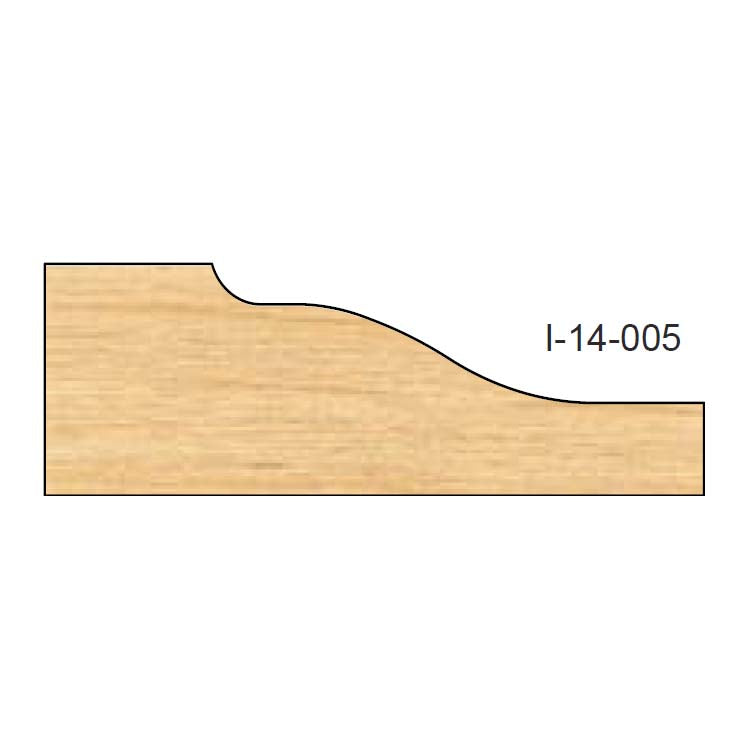 I-14-005 RAISED PANEL INSERT CUTTERS 3/4" MATERIAL - Professional Insert Cutter for Industrial Woodworking