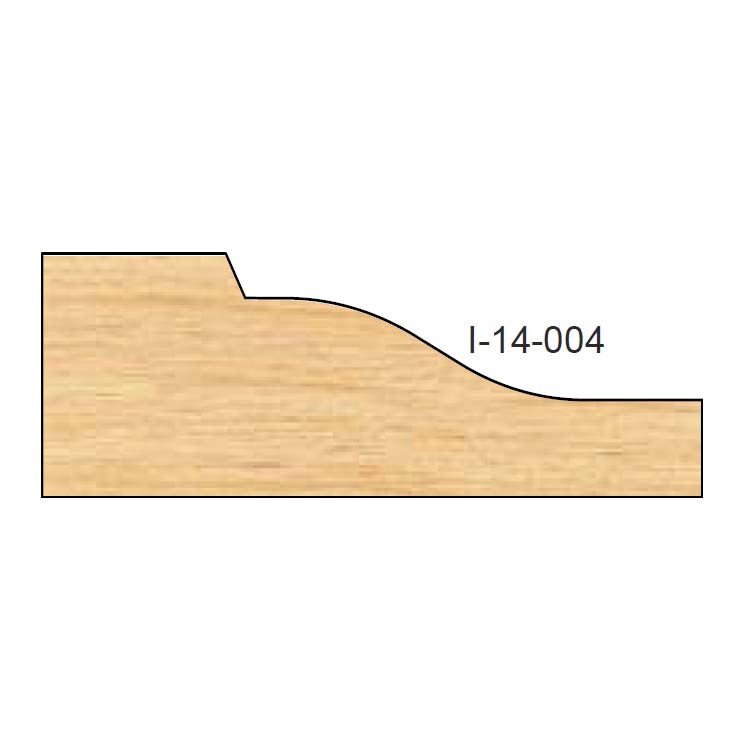 I-14-004 RAISED PANEL INSERT CUTTERS 3/4" MATERIAL - Professional Insert Cutter for Industrial Woodworking