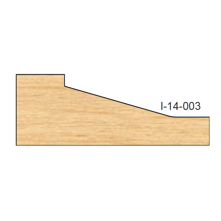 I-14-003 RAISED PANEL INSERT CUTTERS 3/4" MATERIAL - Professional Insert Cutter for Industrial Woodworking