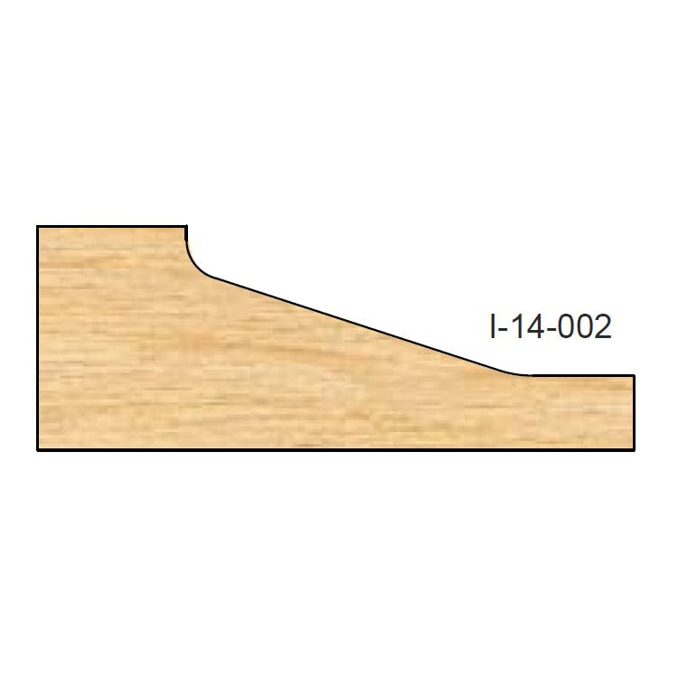 I-14-002 RAISED PANEL INSERT CUTTERS 3/4" MATERIAL - Professional Insert Cutter for Industrial Woodworking