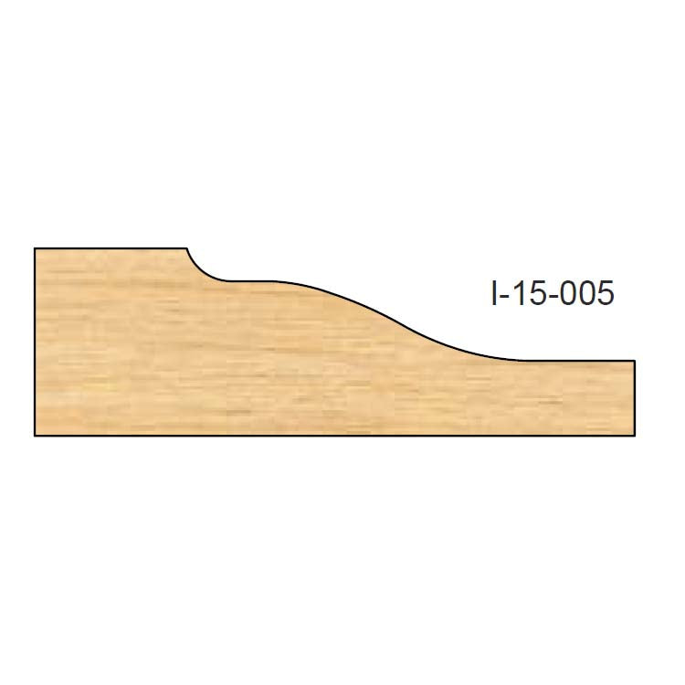 I-15-005 RAISED PANEL INSERT CUTTERS 5/8" MATERIAL - Professional Insert Cutter for Industrial Woodworking