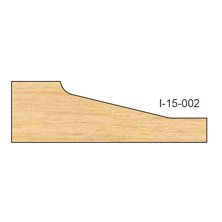 I-15-002 RAISED PANEL INSERT CUTTERS 5/8" MATERIAL - Professional Insert Cutter for Industrial Woodworking