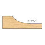 I-15-001 RAISED PANEL INSERT CUTTERS 5/8" MATERIAL - Professional Insert Cutter for Industrial Woodworking