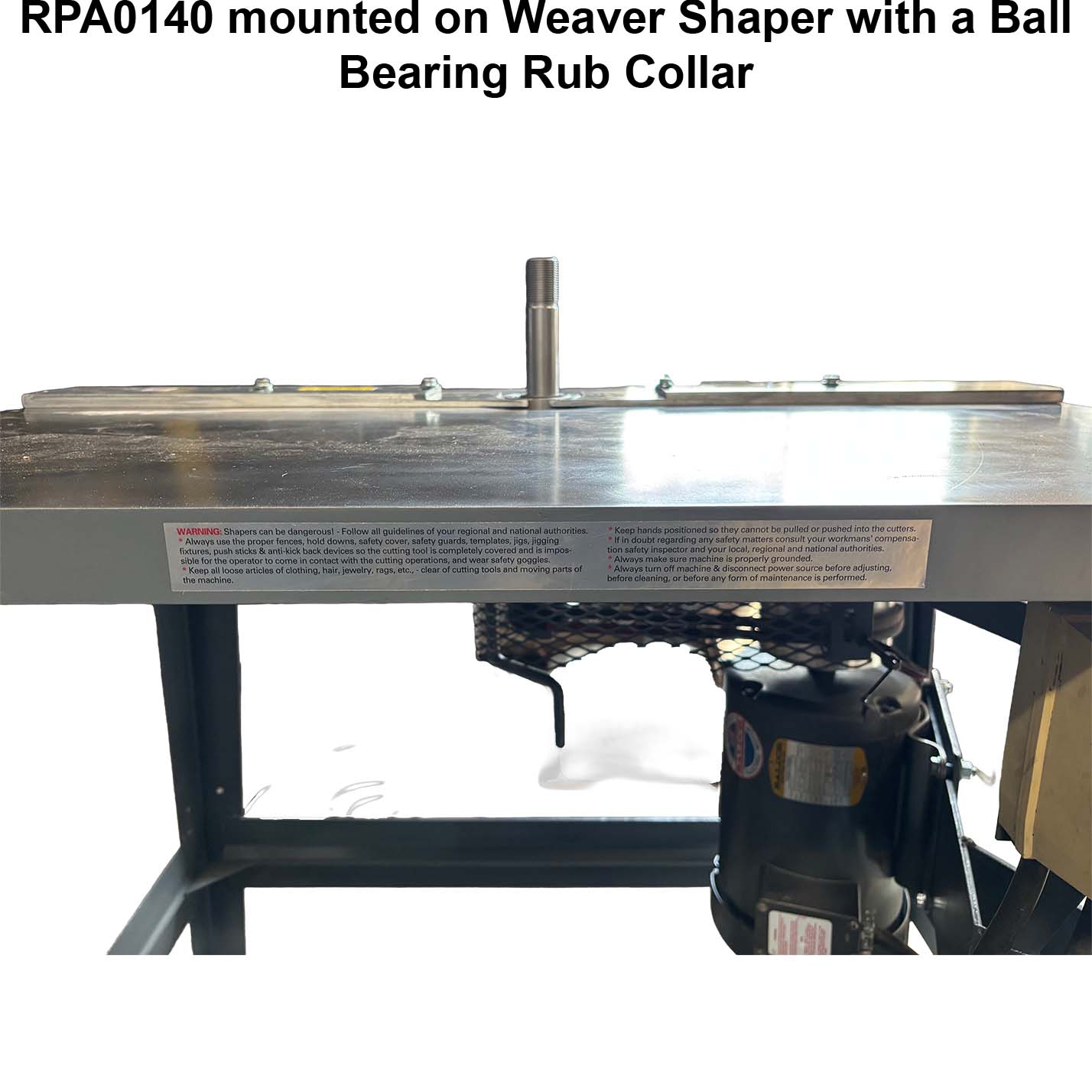 Single 40" Weaver Raised Panel Guides - Professional Guide for Industrial Woodworking