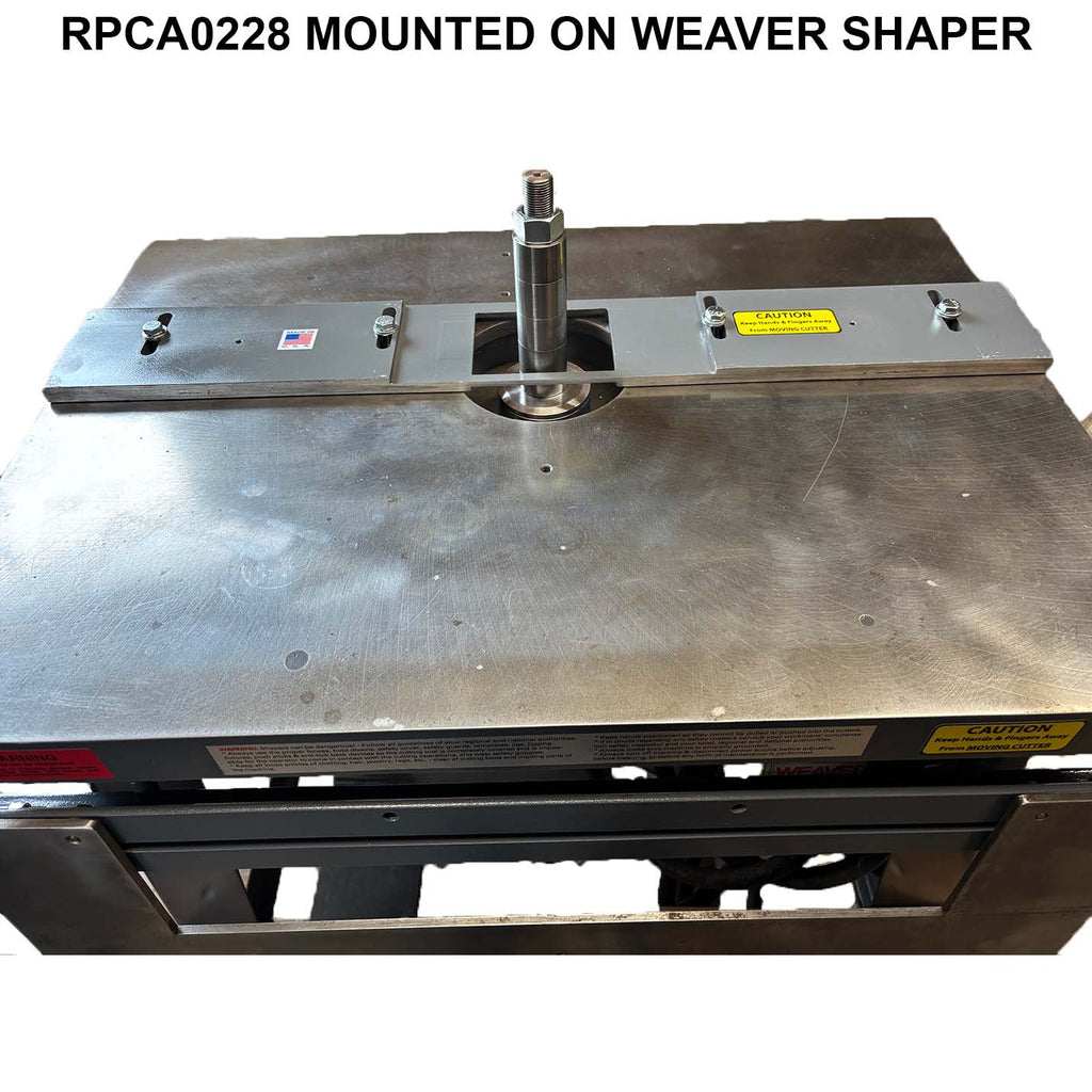 Double 28" Weaver Continuous Fence - Professional Fence for Industrial Woodworking