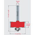Rabbeting Bits with Bearing Set - Professional Rabbeting Bits with Bearing Set for Industrial Woodworking
