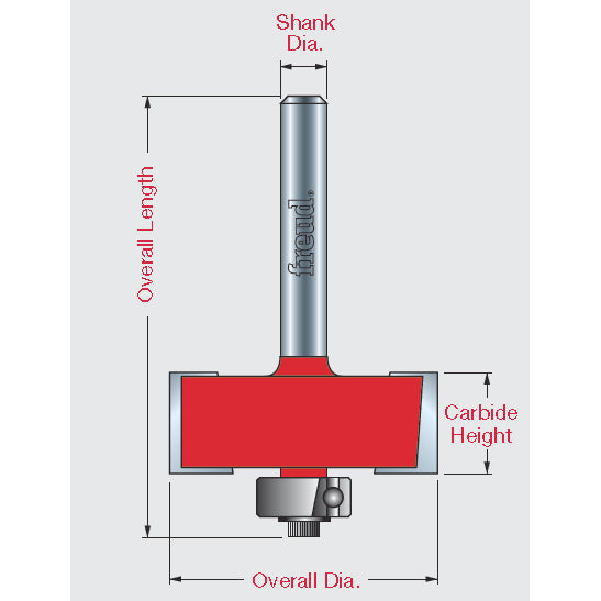 Rabbeting Bits with Bearing Set - Professional Rabbeting Bits with Bearing Set for Industrial Woodworking