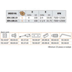 Rabbeting Cutter Heads with Shear Angle - Professional Cutter for Industrial Woodworking
