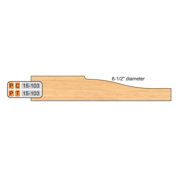 House Door Raised Panel Cutters (1/2" Material)