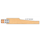 15-102 House Door Raised Panel Cutters (1/2" Material) - Professional Shaper Cutters for Industrial Woodworking