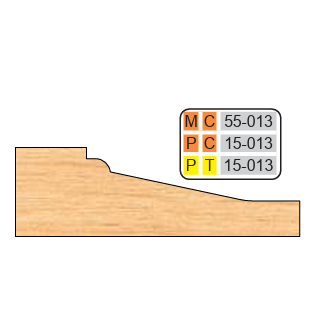 RAISED PANEL SHAPER CUTTERS (5/8" MATERIAL)