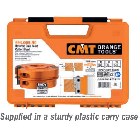 Reverse Glue Joint Cutter Heads