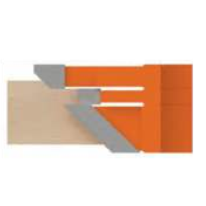 PT-28-020 SINGLE TONGUE & GROOVE LOCK MITRE CUTTER (3 PIECE CUTTER SET) - Professional Shaper Cutters for Industrial Woodworking
