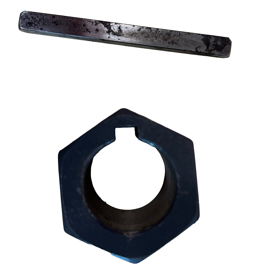 Hex Nut with Keystock for Weaver Shaper Spindles - Professional for Industrial Woodworking
