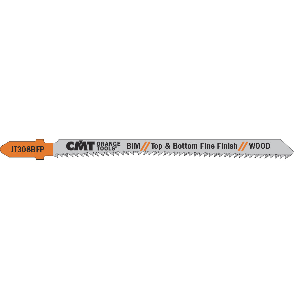 JT308BFP-5 Jig Saw Blades | JT301CD JT234X JT308BFP JT128BHM JT101BIF JT318VF - Professional Jig Saw Blades for Industrial Woodworking