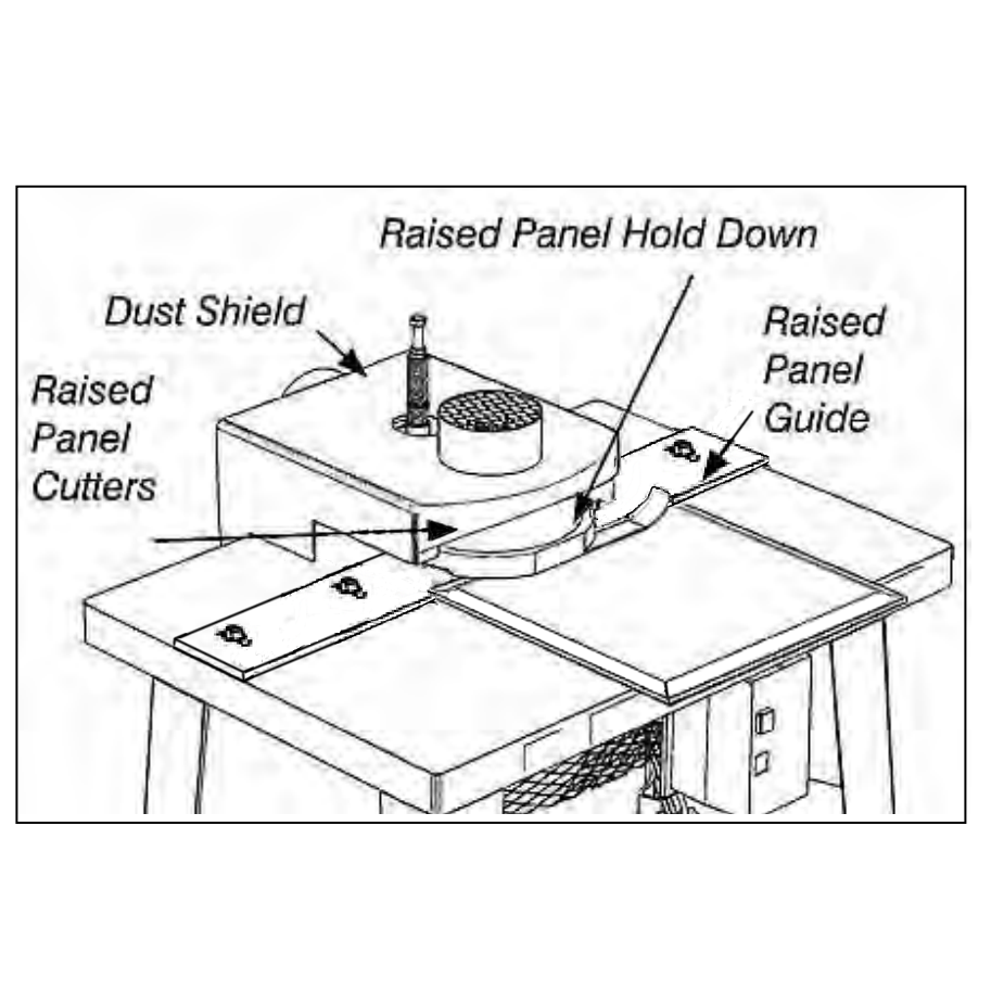 No Shaker Panel Raising Setup For Weaver Shaper - Professional Setup for Industrial Woodworking