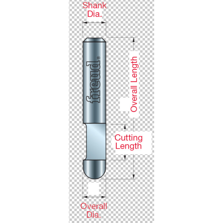Solid Carbide Flush Trim Bits