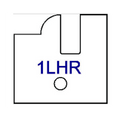 Left Hand (LH) No 1LHR Three Wing Stile & Rail Tips - Series 1-4, 8 - Professional for Industrial Woodworking