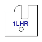 Left Hand (LH) No 1LHR Three Wing Stile & Rail Tips - Series 1-4, 8 - Professional for Industrial Woodworking