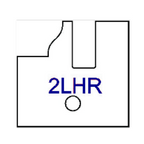 Left Hand (LH) No 2LHR Three Wing Stile & Rail Tips - Series 1-4, 8 - Professional for Industrial Woodworking