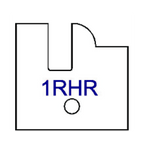 Right Hand (RH) No 1RHR Three Wing Stile & Rail Tips - Series 1-4, 8 - Professional for Industrial Woodworking
