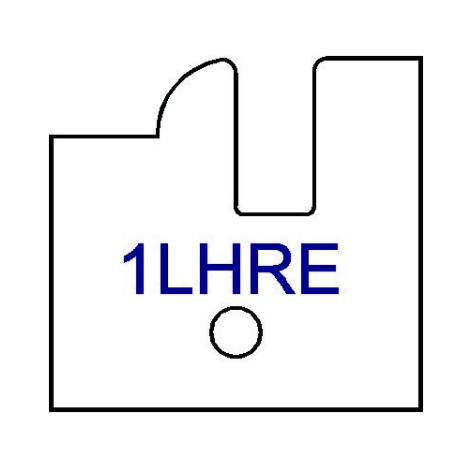 Left Hand (LH) Yes 1LHR Three Wing Stile & Rail Tips - Series 1-4, 8 - Professional for Industrial Woodworking