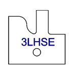 Left Hand (LH) Yes 3LHS Three Wing Stile & Rail Tips - Series 1-4, 8 - Professional for Industrial Woodworking
