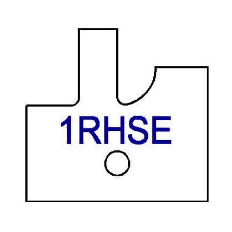Right Hand (RH) Yes 1RHS Three Wing Stile & Rail Tips - Series 1-4, 8 - Professional for Industrial Woodworking