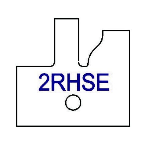 Right Hand (RH) Yes 2RHS Three Wing Stile & Rail Tips - Series 1-4, 8 - Professional for Industrial Woodworking