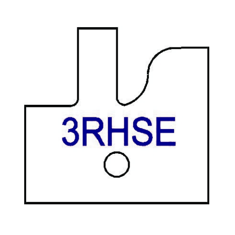 Right Hand (RH) Yes 3RHS Three Wing Stile & Rail Tips - Series 1-4, 8 - Professional for Industrial Woodworking