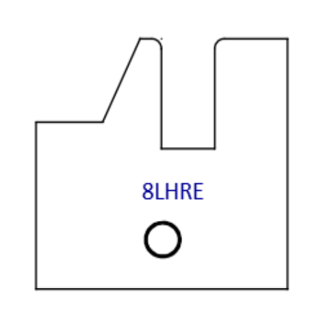 Left Hand (LH) Yes 8LHR Three Wing Stile & Rail Tips - Series 1-4, 8 - Professional for Industrial Woodworking