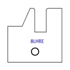 Left Hand (LH) Yes 8LHR Three Wing Stile & Rail Tips - Series 1-4, 8 - Professional for Industrial Woodworking