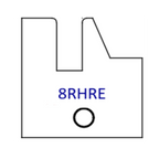 Right Hand (RH) Yes 8RHR Three Wing Stile & Rail Tips - Series 1-4, 8 - Professional for Industrial Woodworking