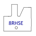 Right Hand (RH) Yes 8RHS Three Wing Stile & Rail Tips - Series 1-4, 8 - Professional for Industrial Woodworking