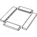 Straight Sticking Setup - Flat Mounting - Sticker Plate