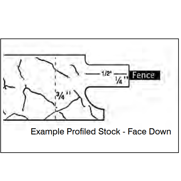Tenon Setup - Fence Coping hold Down - For Weaver Shaper