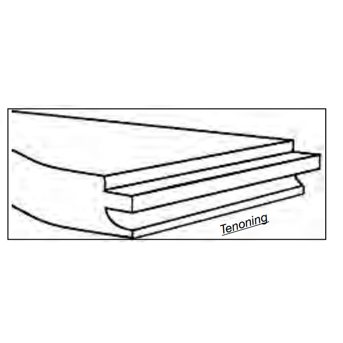 Tenon Setup - Fence Coping hold Down - For Weaver Shaper