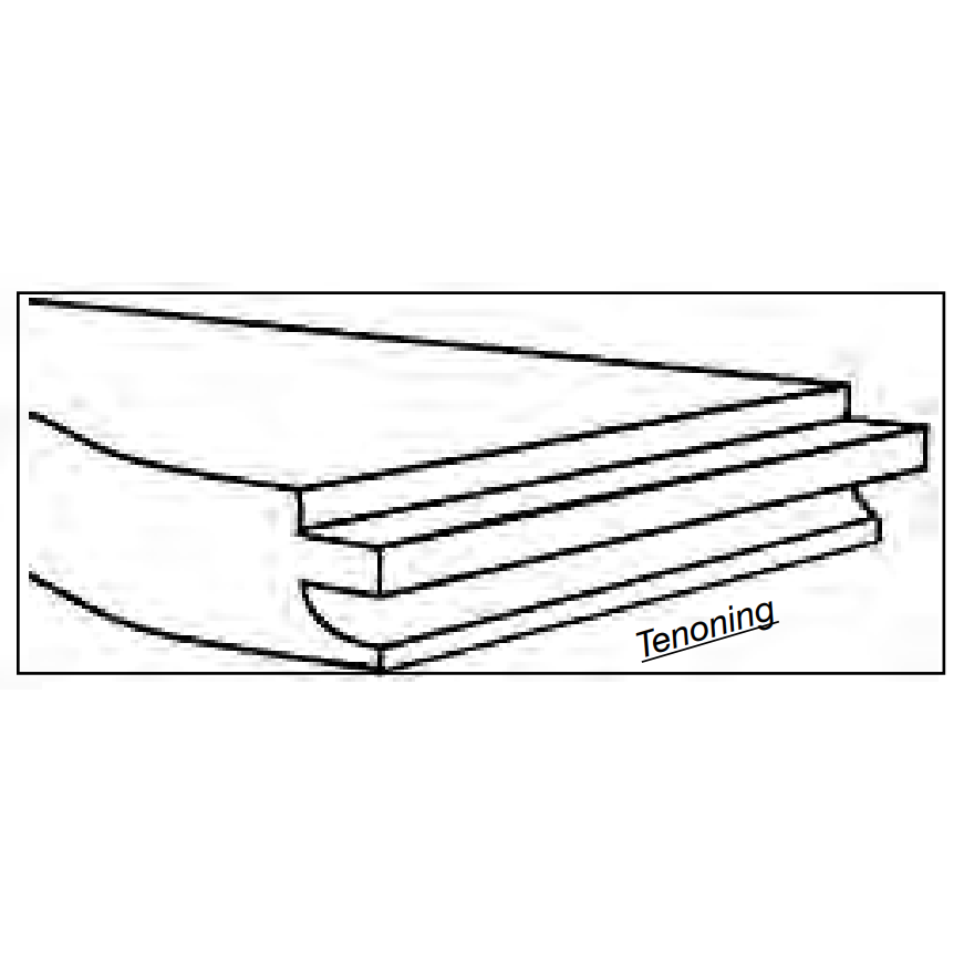 Split Tenon Setup - Flat Mounting Coping Hold Down - Professional Setup for Industrial Woodworking