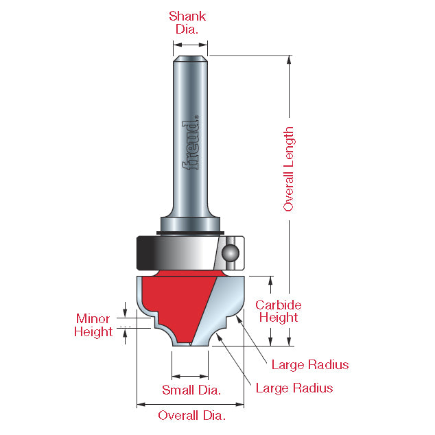 Top Bearing Cove & Bead Groove Bit - Professional Top Bearing Cove & Bead Groove Bit for Industrial Woodworking