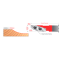 REPLACEMENT KNIVES FOR SHAPER CUTTERS - Professional REPLACEMENT KNIVES FOR SHAPER CUTTERS for Industrial Woodworking