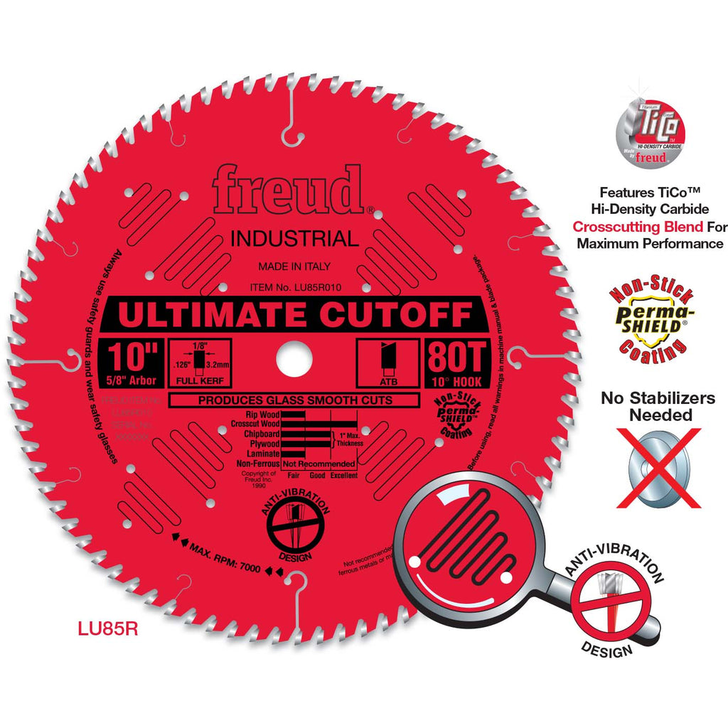 Ultimate Cut-Off Blades CROSSCUTTING BLADE - Saw Blades - Professional Saw Blade for Industrial Woodworking
