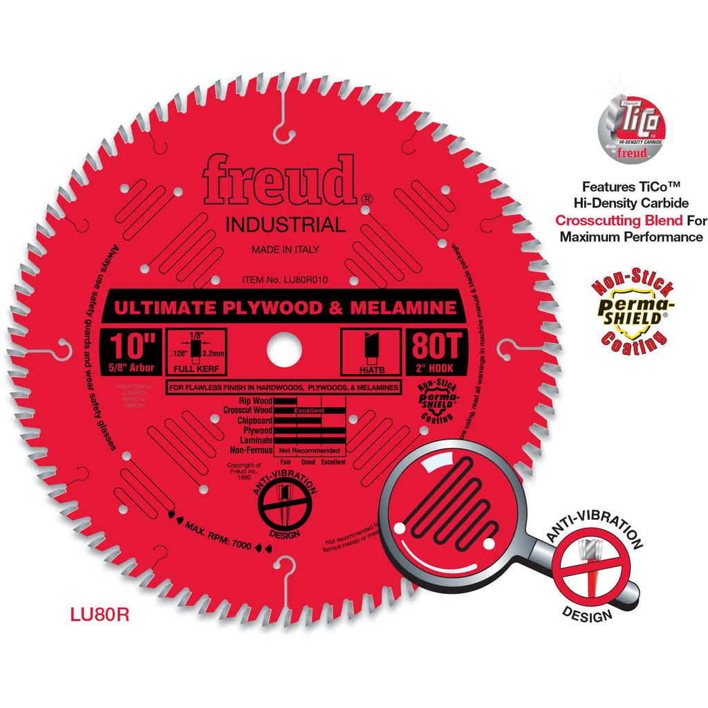 Ultimate Plywood & Melamine Blades PLYWOOD BLADES - Professional Saw Blade for Industrial Woodworking