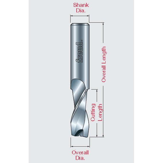 Up Spiral Bits | Premier Solid Carbide Spiral Bits - Professional Up Spiral Bits for Industrial Woodworking