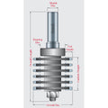Variable Height Finger Joint Bit - Professional Variable Height Finger Joint Bit for Industrial Woodworking