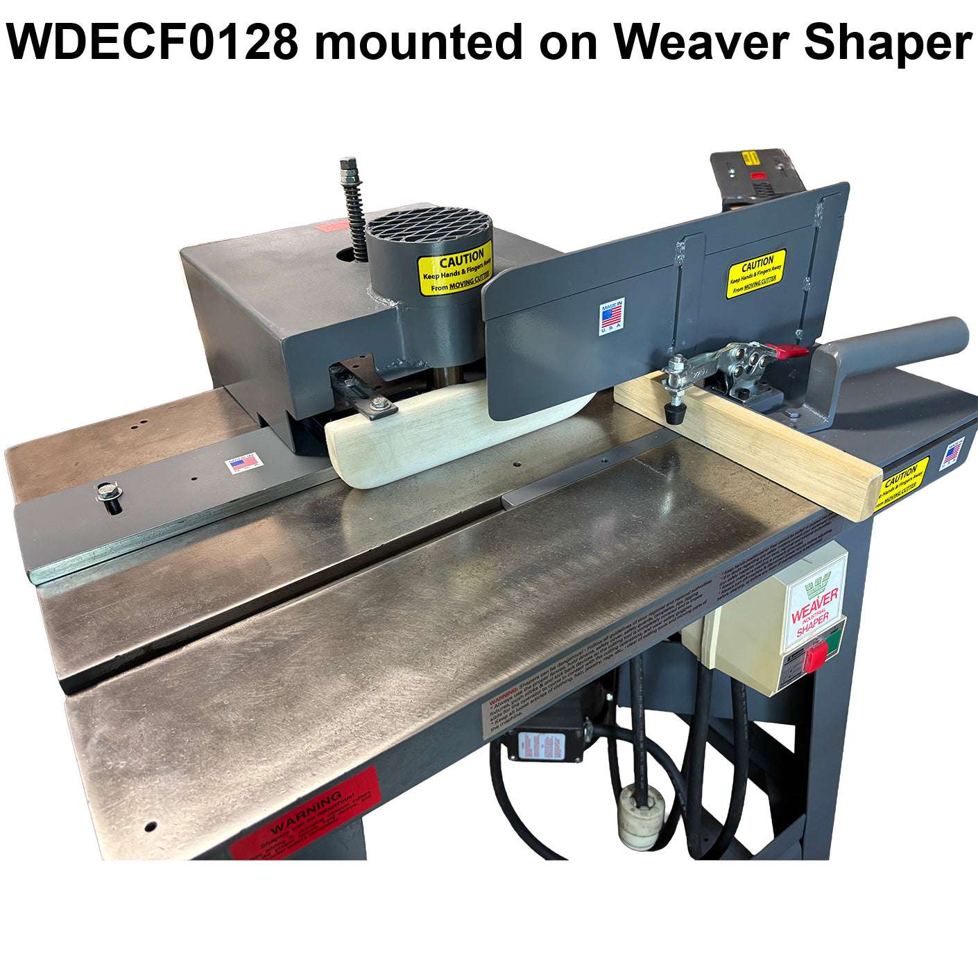 Continuous 28" Door Edge Setup - For Weaver Shapers - Fence - Professional Setup for Industrial Woodworking